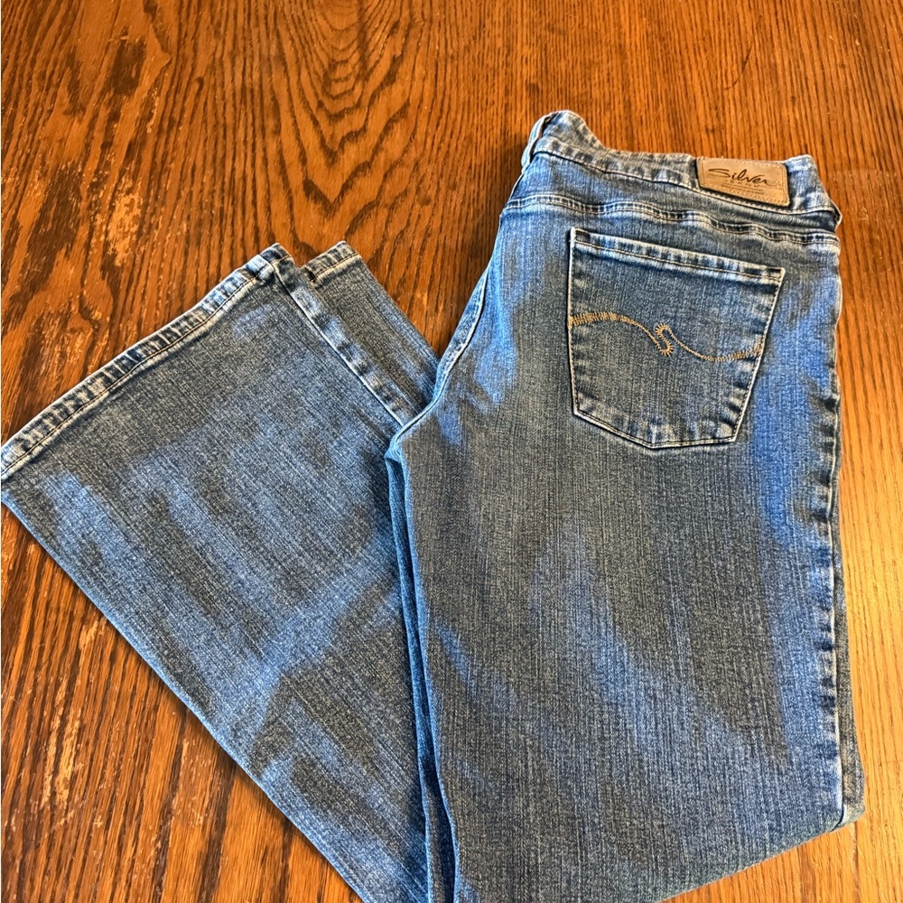 Silver Jeans Classic Blue Straight Leg Women Jeans